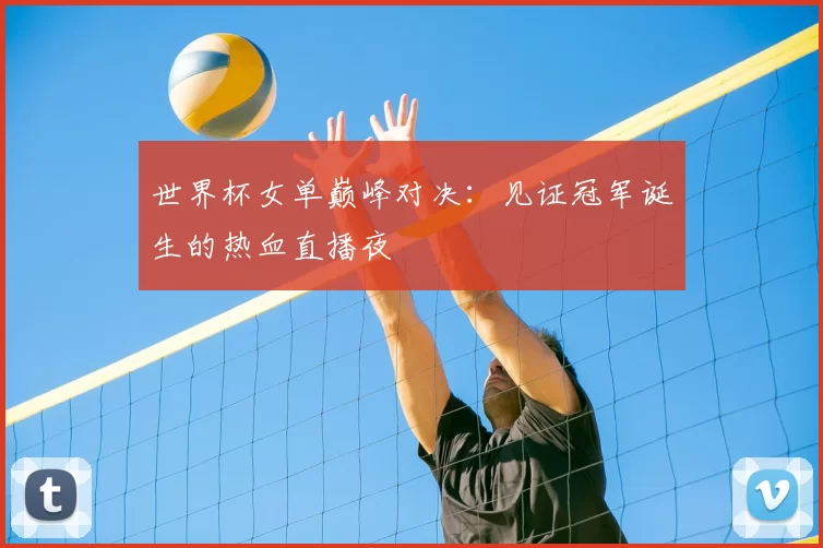 世界杯女单巅峰对决:见证冠军诞生的热血直播夜