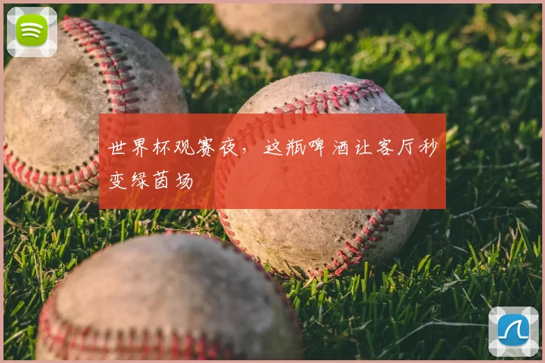 世界杯观赛夜,这瓶啤酒让客厅秒变绿茵场