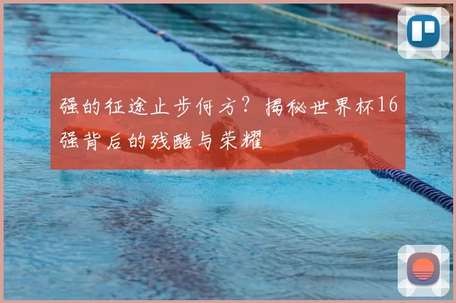 强的征途止步何方？揭秘世界杯16强背后的残酷与荣耀