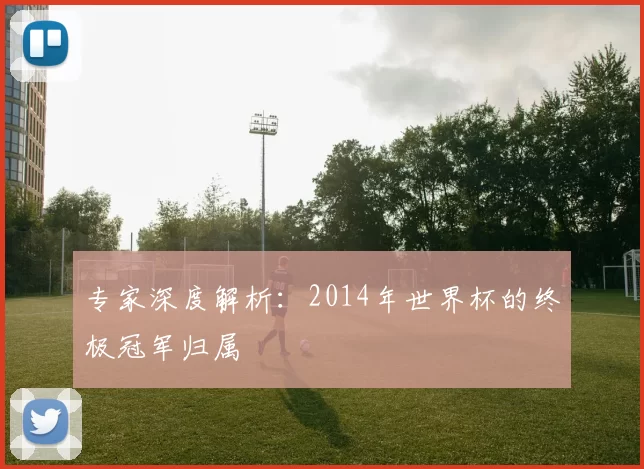 专家深度解析:2014年世界杯的终极冠军归属